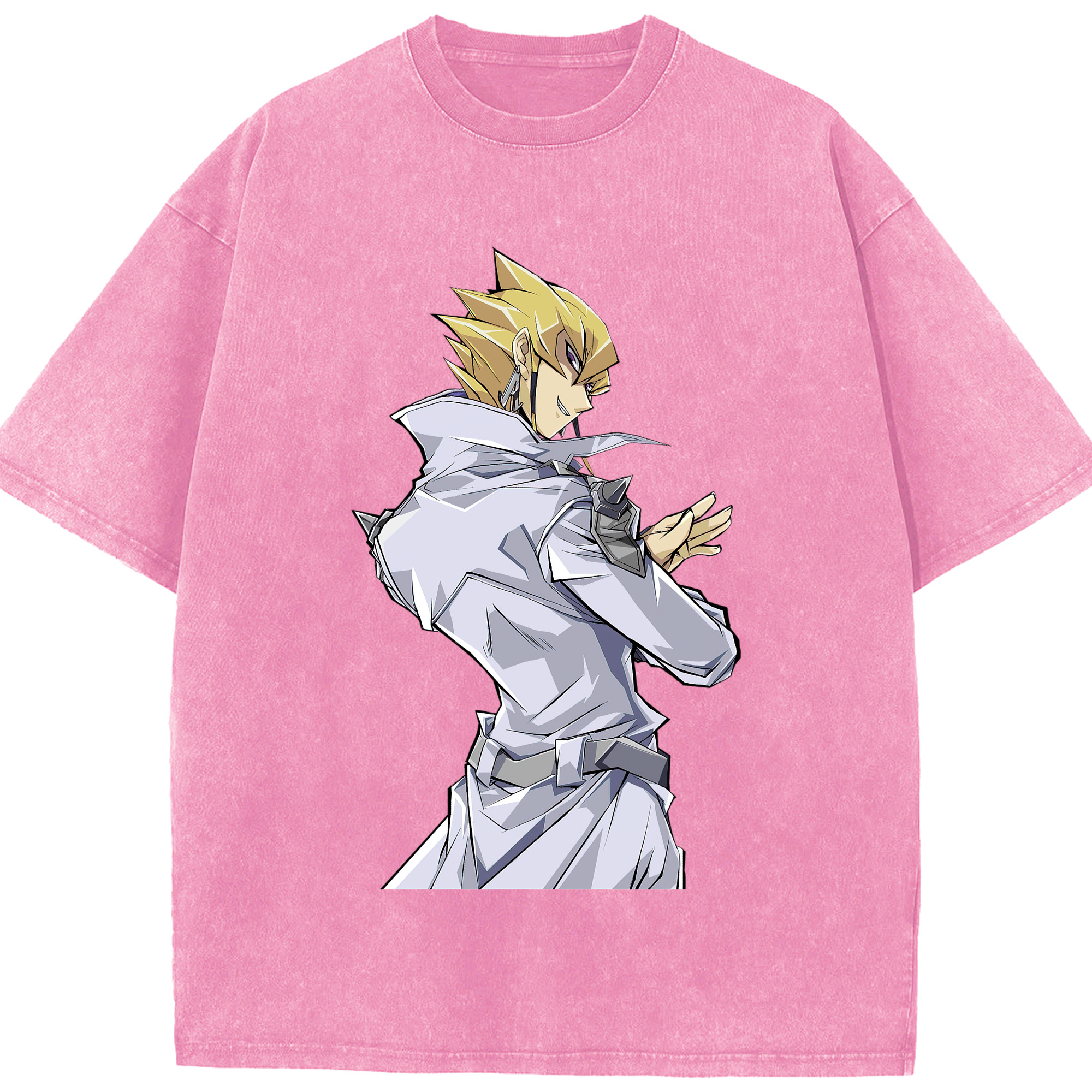 （画像用） 遊☆戯☆王 Yu-Gi-Oh! 綿100% ヴィンテージ風 半袖Tシャツ（フロントプリント）